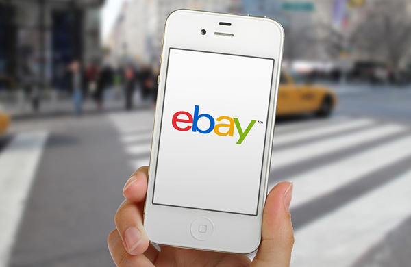 New eBay Logo 2012 on iPhone