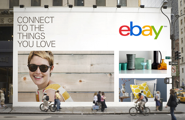 New eBay Logo 2012 on Store Wall