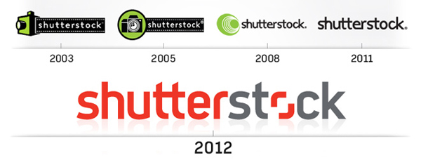 Shutterstock 2012 Logo Evolution