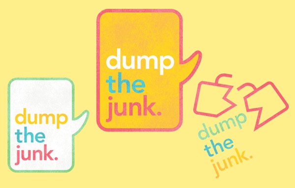 Dump the Junk Brand Identity by Jane Gardner