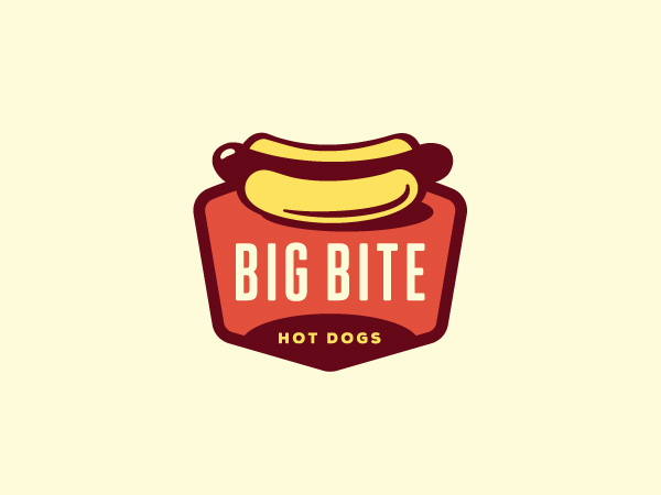 Big Bite Hot Dogs Logo