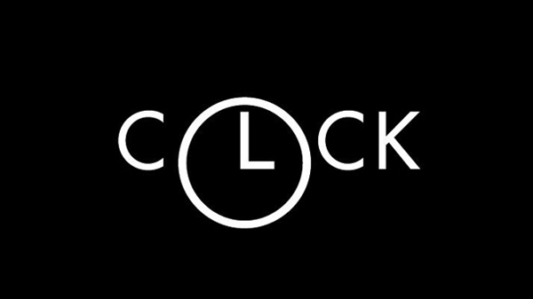 Clock Word as Image by Ji Lee