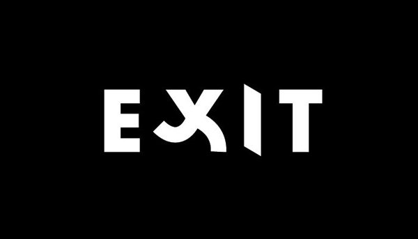 Exit Word as Image by Ji Lee