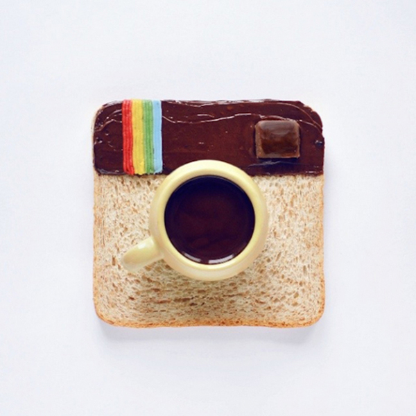 Instagram Food Logo by Daryna Kossar