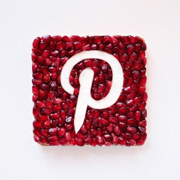 Pinterest Food Logo by Daryna Kossar