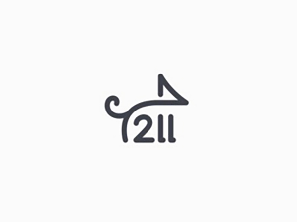 Dog Number 211 Logo