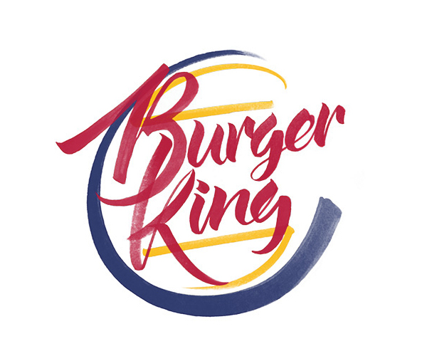 Burger King Logo Lettering by Sara Marshall