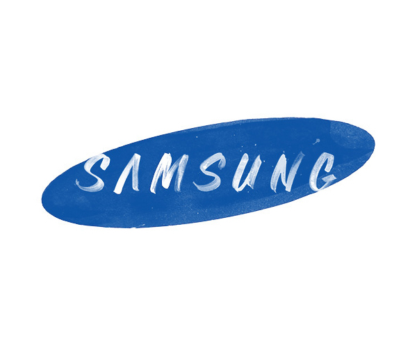 Samsung Logo Lettering by Sara Marshall