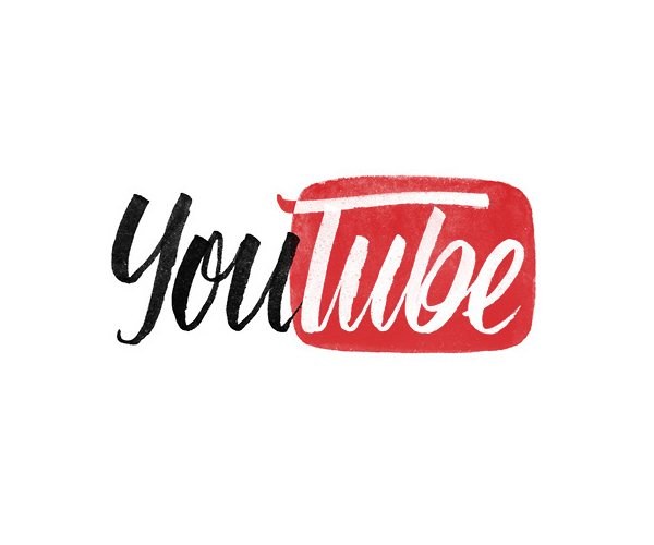 YouTube Logo Lettering by Sara Marshall
