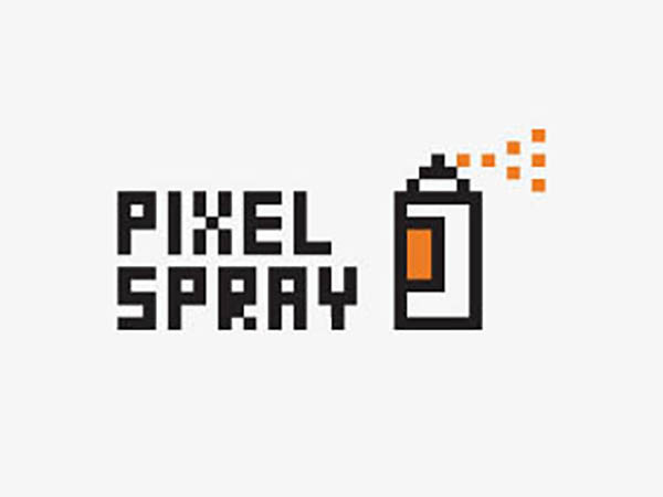 Pixel Spray Logo