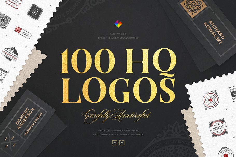 100 Hq Logos