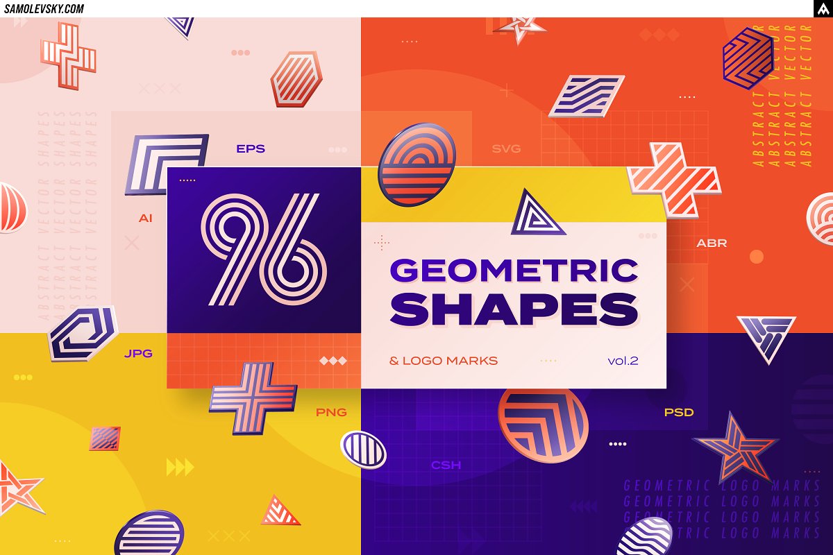 Geometric Shapes & Logo Marks Vol 2